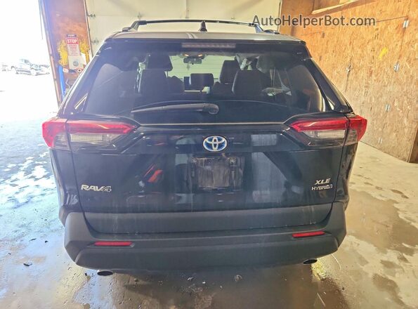 JTMB6RFV0MD009505 2021 TOYOTA RAV4 Black Հետևի տեսք