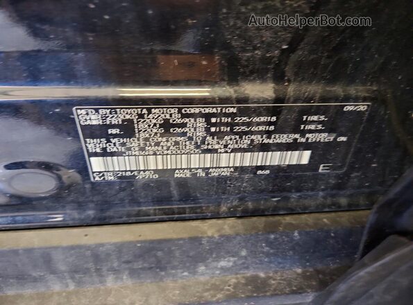 JTMB6RFV0MD009505 2021 TOYOTA RAV4 Black VIN կոդի պիտակի տեսք