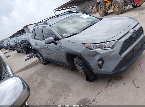 JTMB6RFV0MD504710 2021 TOYOTA RAV4 HYBRID Pewter Widok zestawu wskaźników