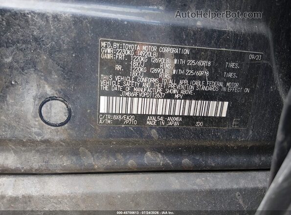 JTMB6RFV0PD112637 2023 TOYOTA RAV4 HYBRID Blue Շարժիչի բաժամունքի տեսք