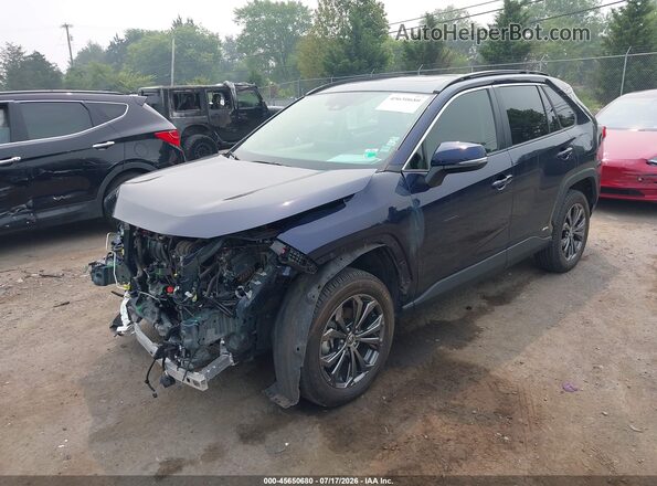JTMB6RFV2SJ072930 2025 TOYOTA RAV4 HYBRID Blue წინა მარცხენა ხედი სამი მეოთხედიდან