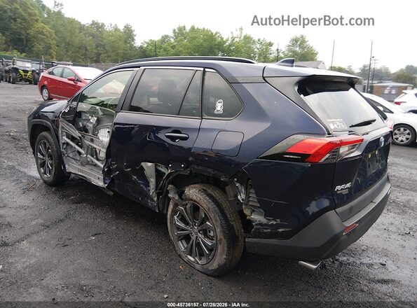 JTMB6RFV2SJ090019 2025 TOYOTA RAV4 HYBRID Dark Blue Rear left