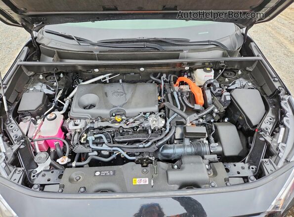 JTMB6RFV4RD129749 2024 TOYOTA RAV4 Black Շարժիչի բաժամունքի տեսք