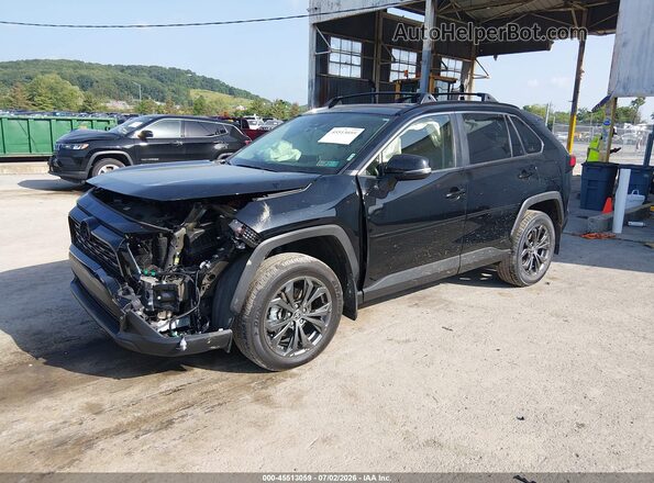 JTMB6RFV4SD574353 2025 TOYOTA RAV4 HYBRID Черный Передняя левая четверть