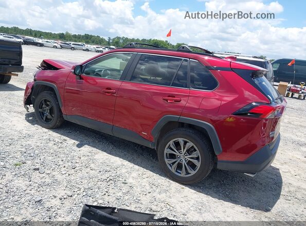JTMB6RFV5ND053470 2022 TOYOTA RAV4 HYBRID Burgundy Հետևի ձախ