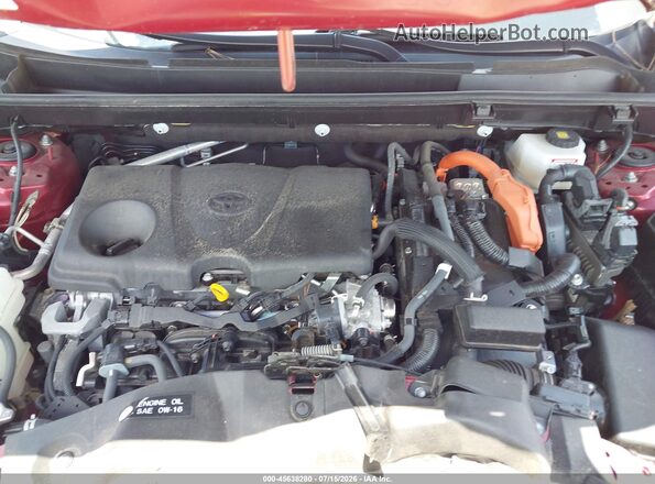 JTMB6RFV5ND053470 2022 TOYOTA RAV4 HYBRID Burgundy Հետևի տեսք