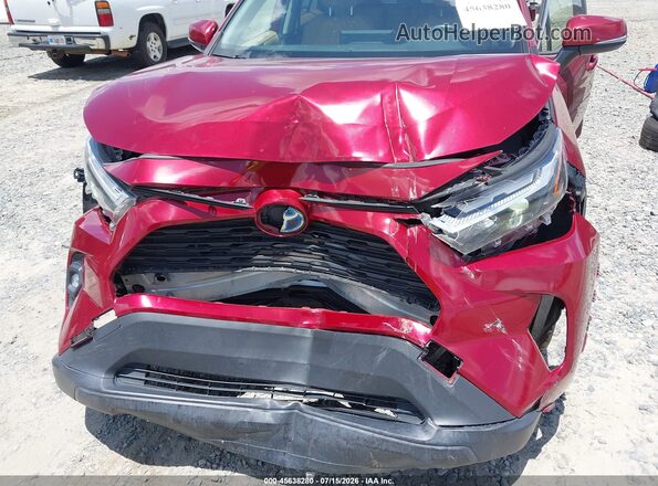 JTMB6RFV5ND053470 2022 TOYOTA RAV4 HYBRID Burgundy Դիմացի տեսք