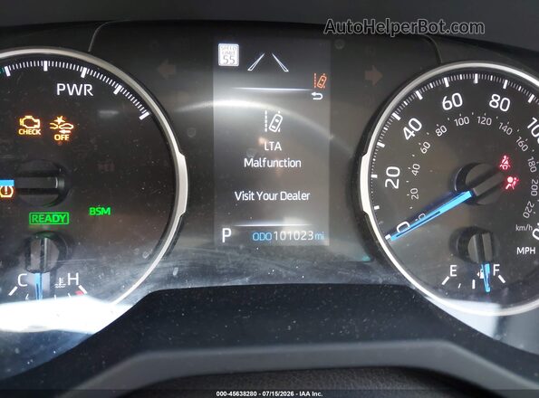 JTMB6RFV5ND053470 2022 TOYOTA RAV4 HYBRID Burgundy Հետևի նստատեղերի տեսք