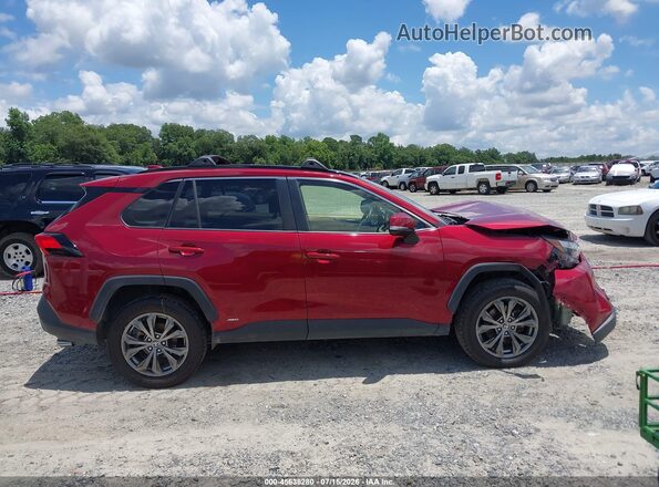 JTMB6RFV5ND053470 2022 TOYOTA RAV4 HYBRID Burgundy Սալոնի հետևի տեսք