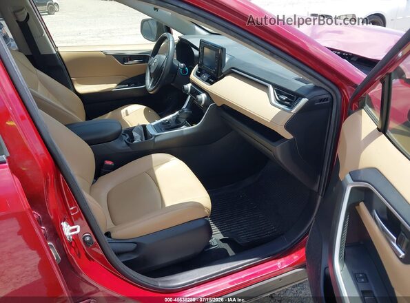 JTMB6RFV5ND053470 2022 TOYOTA RAV4 HYBRID Burgundy Սալոնի դիմացի տեսք