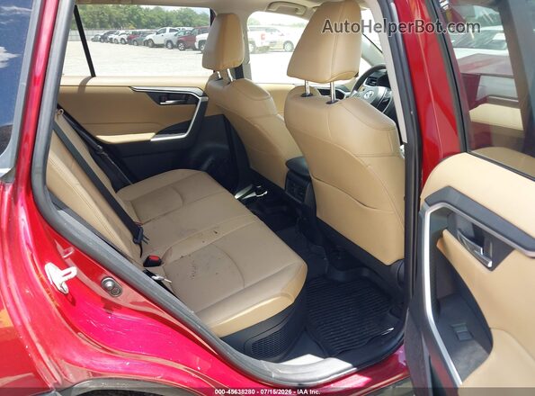 JTMB6RFV5ND053470 2022 TOYOTA RAV4 HYBRID Burgundy VIN կոդի պիտակի տեսք