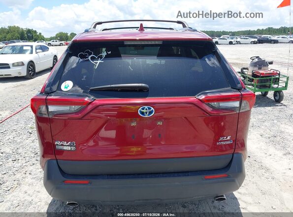 JTMB6RFV5ND053470 2022 TOYOTA RAV4 HYBRID Burgundy 