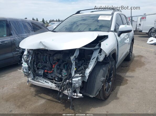 JTMB6RFV5PD085435 2023 TOYOTA RAV4 HYBRID White Առջևի ձախ երեք քառորդ տեսարան
