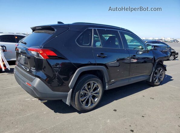 JTMB6RFV6NJ018633 2022 TOYOTA RAV4 Black Trasero derecho