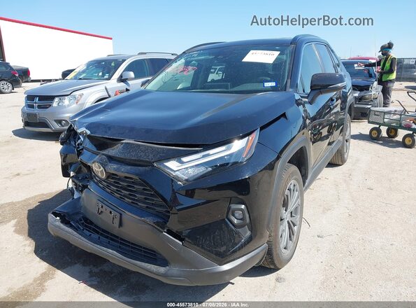 JTMB6RFV6SJ094770 2025 TOYOTA RAV4 HYBRID Black Առջևի ձախ երեք քառորդ տեսարան