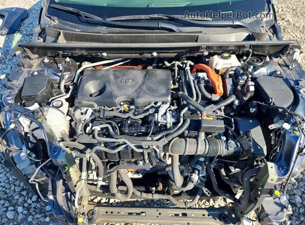 JTMB6RFV7MD045093 2021 TOYOTA RAV4 Gray ძრავის განყოფილების ხედი