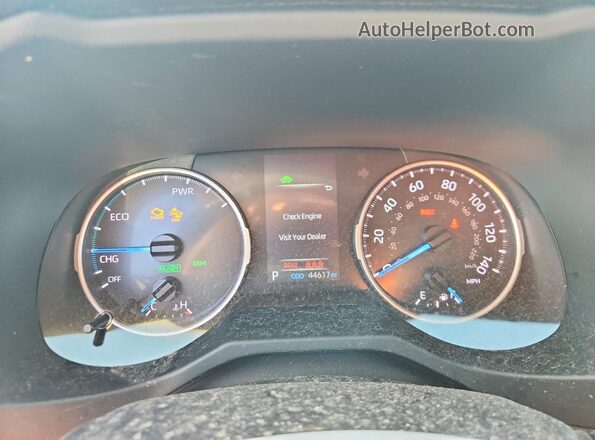 JTMB6RFV7MD045093 2021 TOYOTA RAV4 Gray ხელსაწყოთა პანელის ხედი