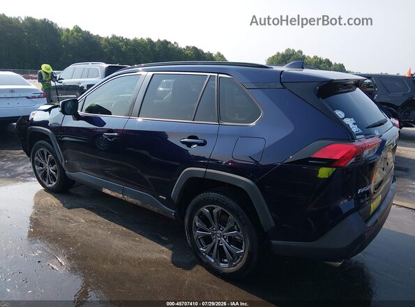 JTMB6RFV7ND061845 2022 TOYOTA RAV4 HYBRID Blue Հետևի ձախ
