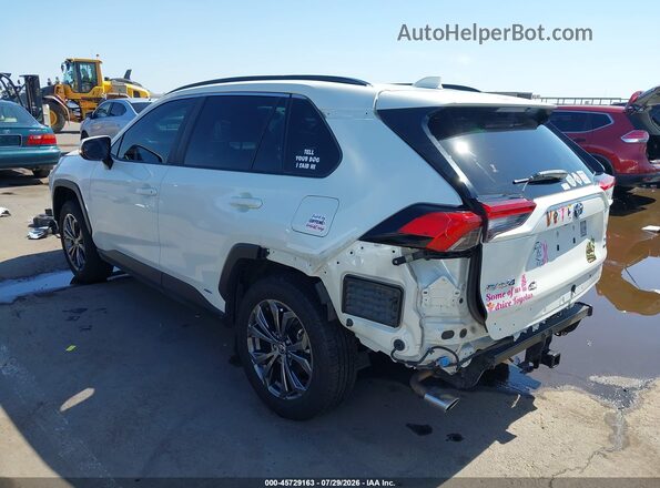 JTMB6RFV7ND535566 2022 TOYOTA RAV4 HYBRID White Հետևի ձախ