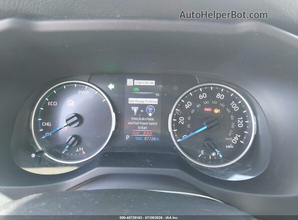 JTMB6RFV7ND535566 2022 TOYOTA RAV4 HYBRID White Հետևի նստատեղերի տեսք
