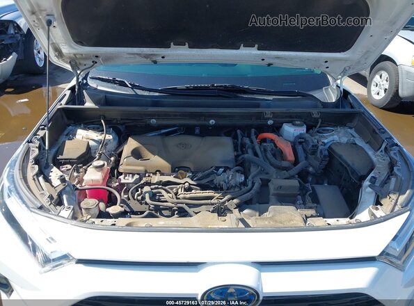 JTMB6RFV7ND535566 2022 TOYOTA RAV4 HYBRID White Հետևի տեսք