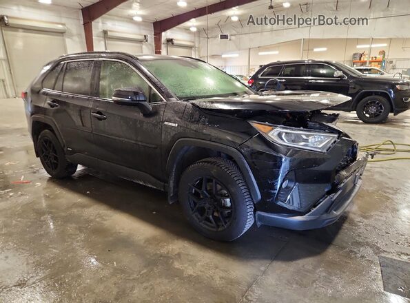 JTMB6RFV8MD040985 2021 TOYOTA RAV4 Black Передня права чверть