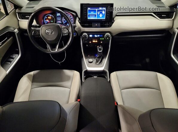 JTMB6RFV8MD040985 2021 TOYOTA RAV4 Black Вид панелі приладів