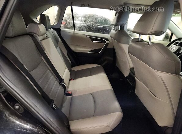 JTMB6RFV8MD040985 2021 TOYOTA RAV4 Black Вид задньої частини салону