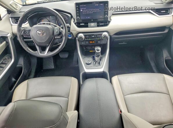 JTMB6RFV8ND051955 2022 TOYOTA RAV4 Черный Вид панели приборов