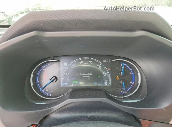 JTMB6RFV8PD083419 2023 TOYOTA RAV4 Синий Вид щитка приборов