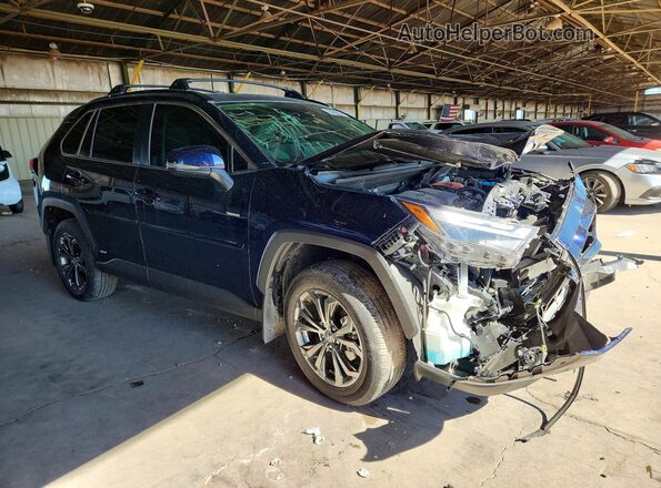 JTMB6RFV8PD083419 2023 TOYOTA RAV4 Синий Передняя правая четверть