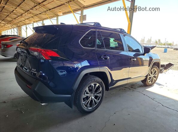 JTMB6RFV8PD083419 2023 TOYOTA RAV4 Синий Задняя правая четверть