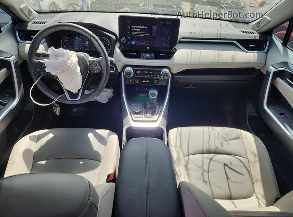JTMB6RFV8PD083419 2023 TOYOTA RAV4 Синий Вид панели приборов