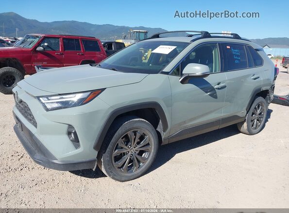 JTMB6RFV8PD094260 2023 TOYOTA RAV4 HYBRID Gray Передня ліва чверть