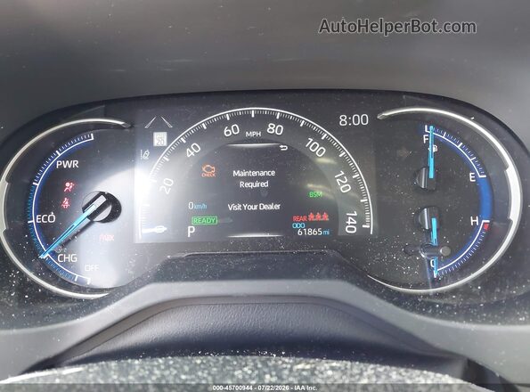 JTMB6RFV8PD100431 2023 TOYOTA RAV4 HYBRID Gray Widok tylnych siedzeń