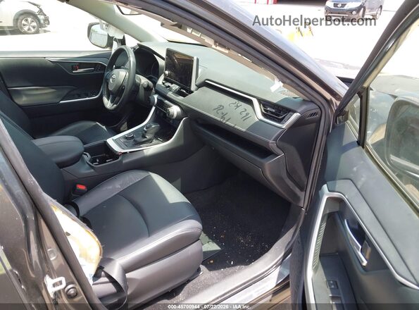 JTMB6RFV8PD100431 2023 TOYOTA RAV4 HYBRID Gray Widok wnętrza z przodu