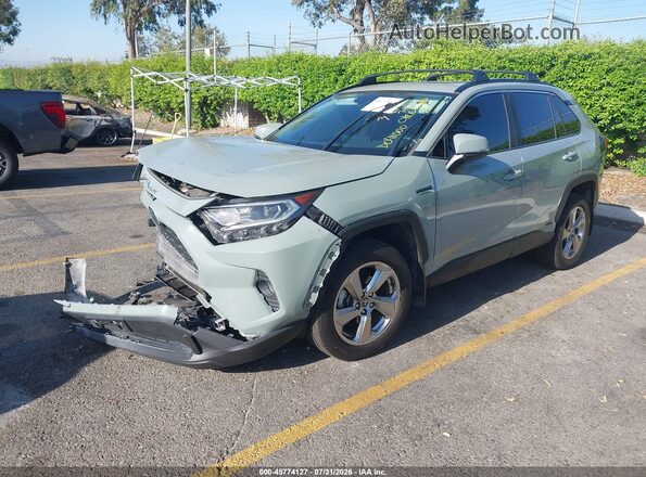 JTMB6RFV9MD041000 2021 TOYOTA RAV4 HYBRID Gray Передня ліва чверть