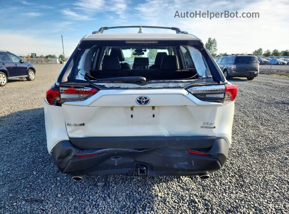 JTMB6RFV9ND532250 2022 TOYOTA RAV4 White უკანა ხედი