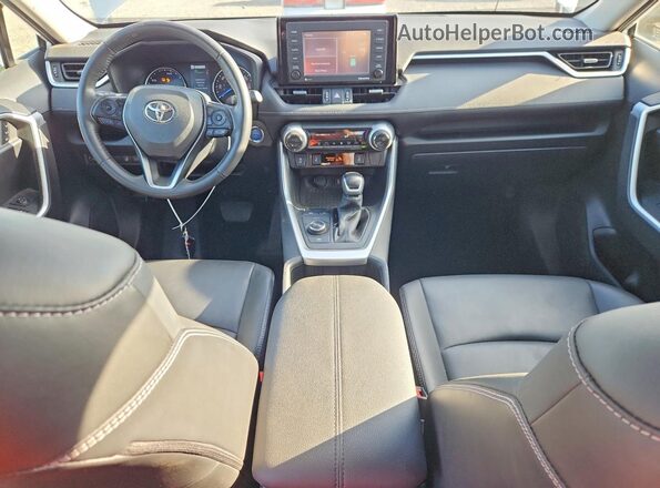 JTMB6RFV9ND532250 2022 TOYOTA RAV4 White წინა პანელის ხედი
