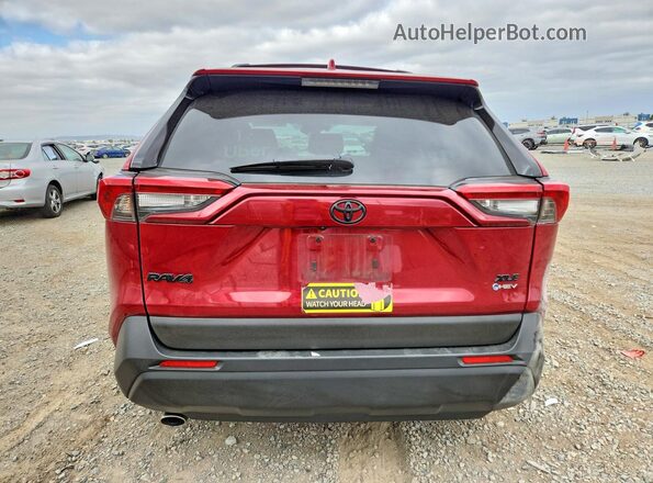 JTMB6RFV9SD168391 2025 TOYOTA RAV4 Red Вид ззаду