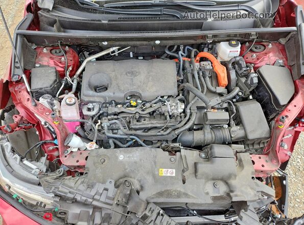 JTMB6RFV9SD168391 2025 TOYOTA RAV4 Red Вид підкапотного простору