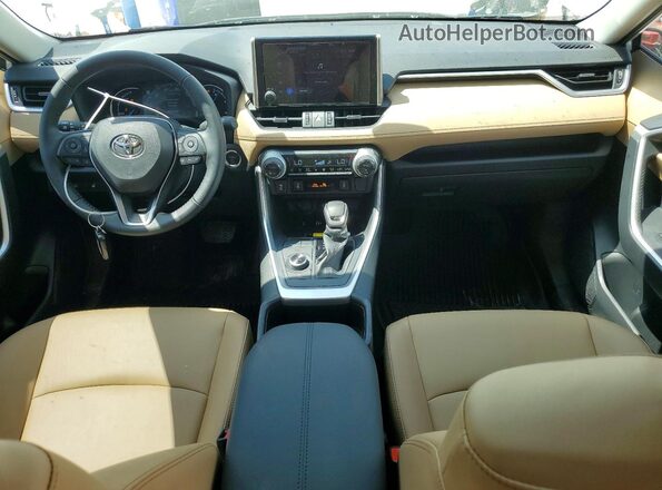JTMB6RFV9SJ079311 2025 TOYOTA RAV4 White წინა პანელის ხედი
