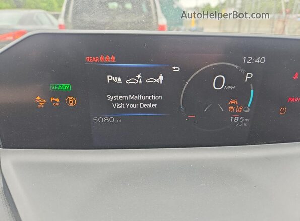 JTMBFAEB4TJ016739 2026 TOYOTA BZ Black Вид щитка приладів