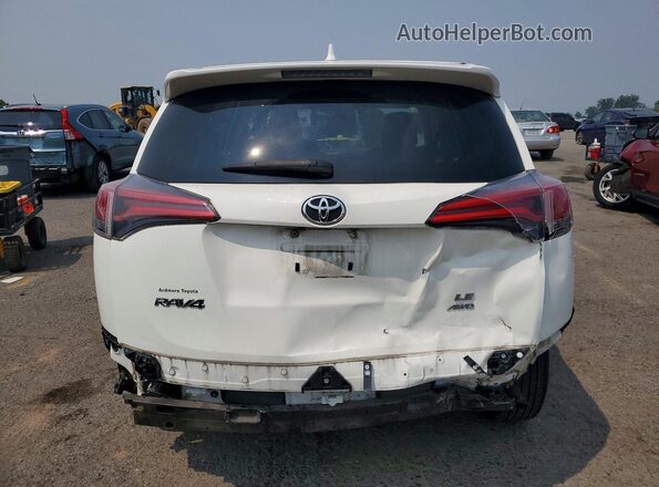 JTMBFREV0JJ200193 2018 TOYOTA RAV4 White Widok z tyłu