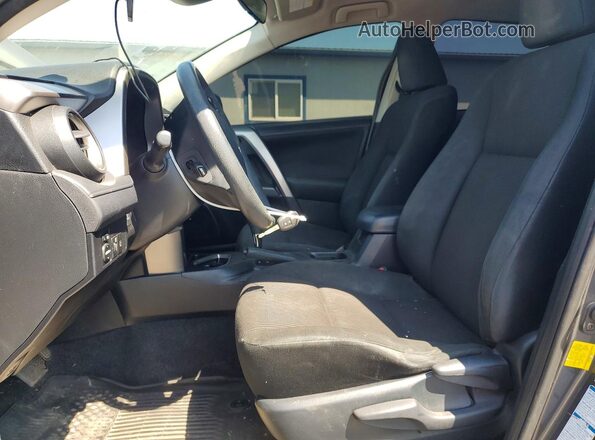JTMBFREV0JJ240676 2018 TOYOTA RAV4 Серый Вид салона спереди