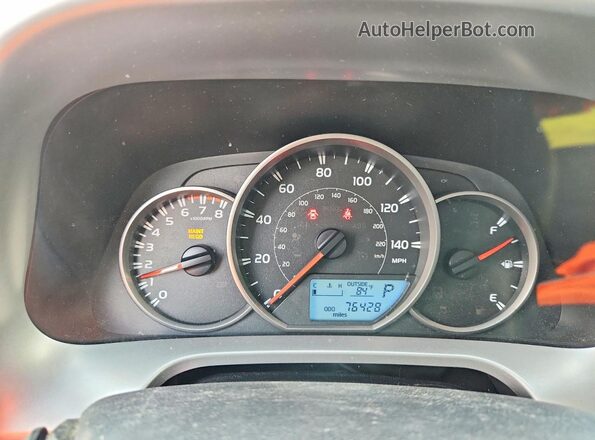 JTMBFREV1GJ085080 2016 TOYOTA RAV4 Gray Вид щитка приладів