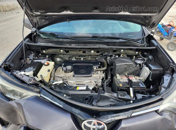 JTMBFREV1GJ085080 2016 TOYOTA RAV4 Gray Вид підкапотного простору