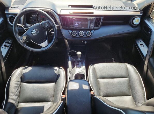 JTMBFREV1GJ094779 2016 TOYOTA RAV4 White Առջևի վահանակի տեսք