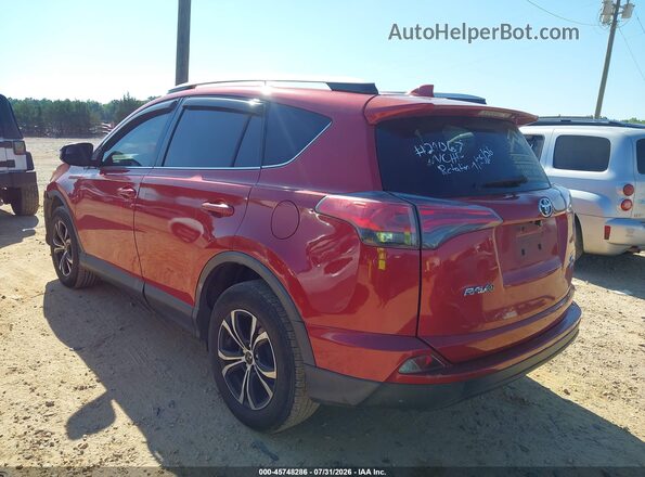 JTMBFREV1GJ096614 2016 TOYOTA RAV4 Красный Задняя левая четверть