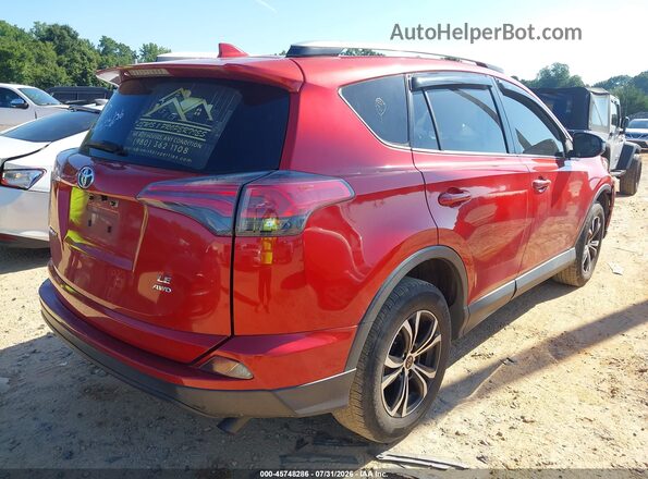 JTMBFREV1GJ096614 2016 TOYOTA RAV4 Красный Задняя правая четверть